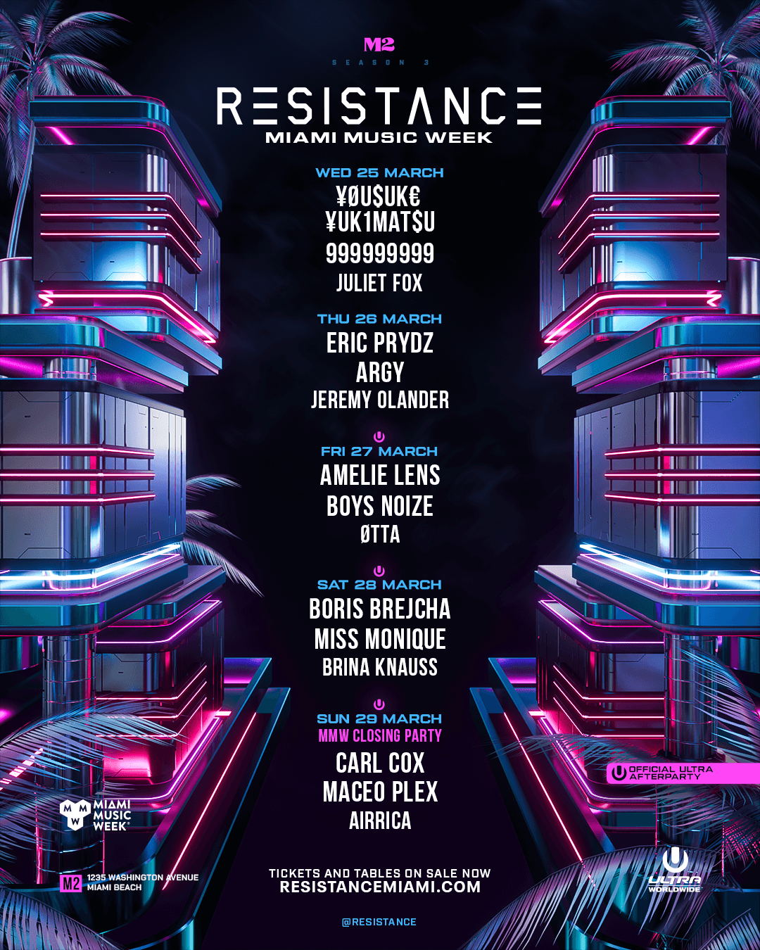 RESISTANCE Miami Music Week 2026