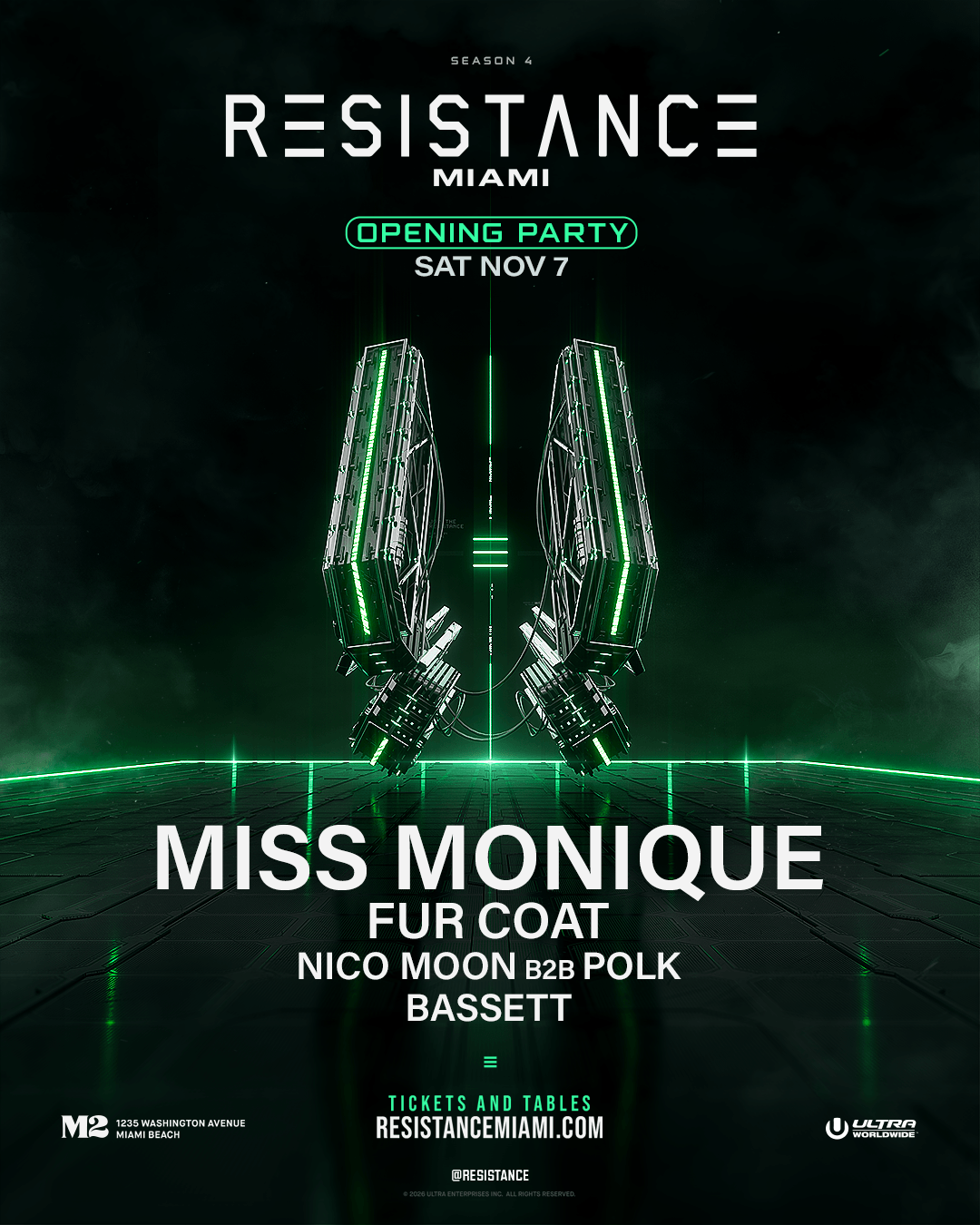 RESISTANCE Miami Nov 7 2026